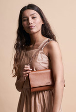 O My Bag Kristy clutch - strombli  cognac leather