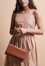 O My Bag Kristy clutch - strombli  cognac leather