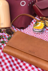 O My Bag Kristy clutch - strombli  cognac leather