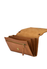 O My Bag Kristy clutch - strombli  cognac leather
