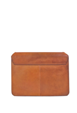 O My Bag Audrey - cognac classic leather - checkerd strap