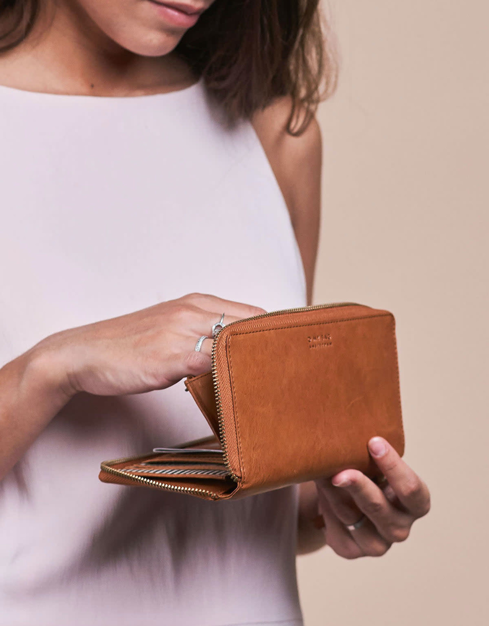 O My Bag Sonny Long Wallet - cognac Stromboli leather