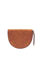 O My Bag Laura coin purse - cognac croco classic leather