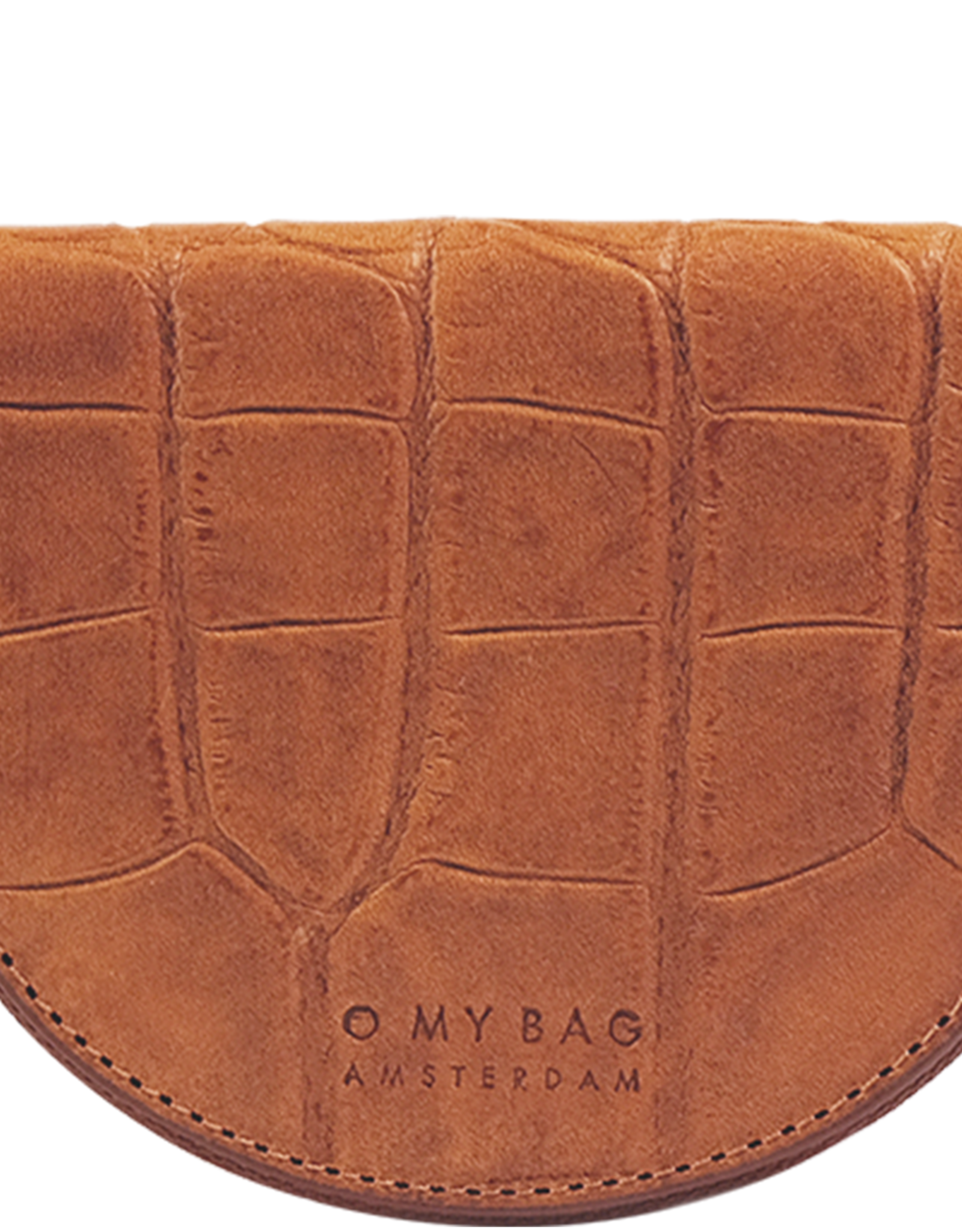 O My Bag Laura coin purse - cognac croco classic leather