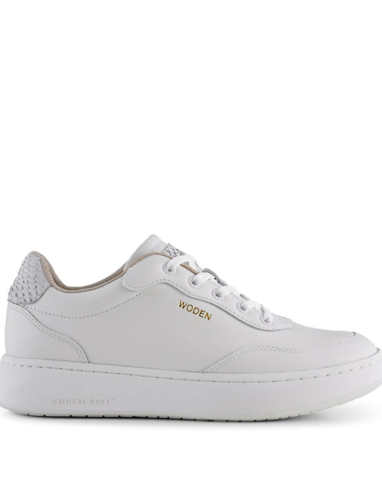 Woden Woden - Evelyn leather white