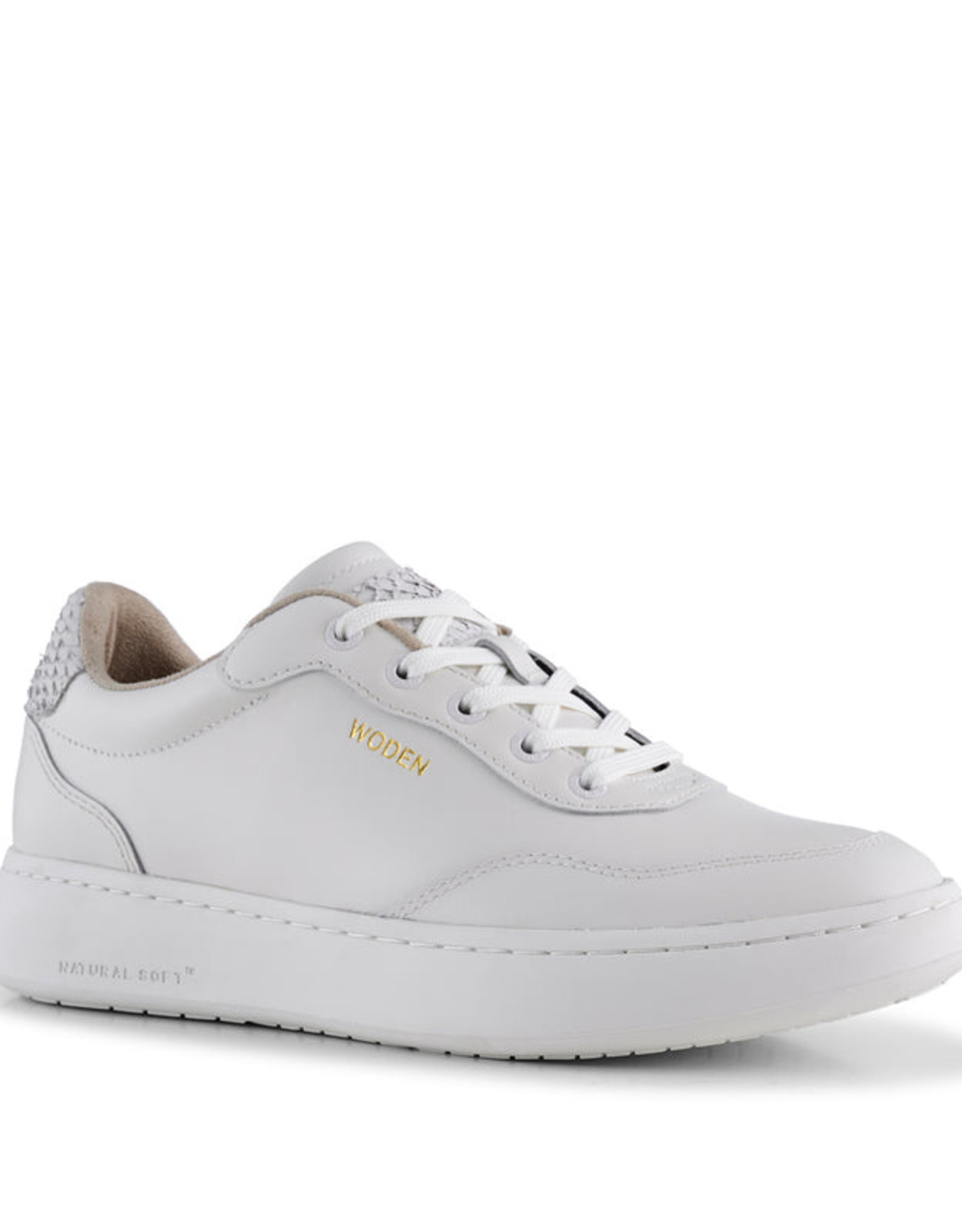 Woden Woden - Evelyn leather white