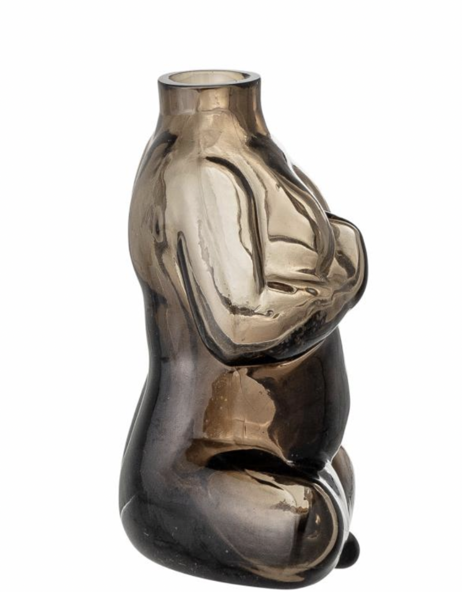 Bloomingville Elze Vase brown glass