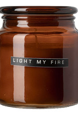 Wellmark Wellmark - Geurkaars  - amber - Light my fire