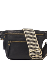 O My Bag Beck's bum bag - black stromboli leather