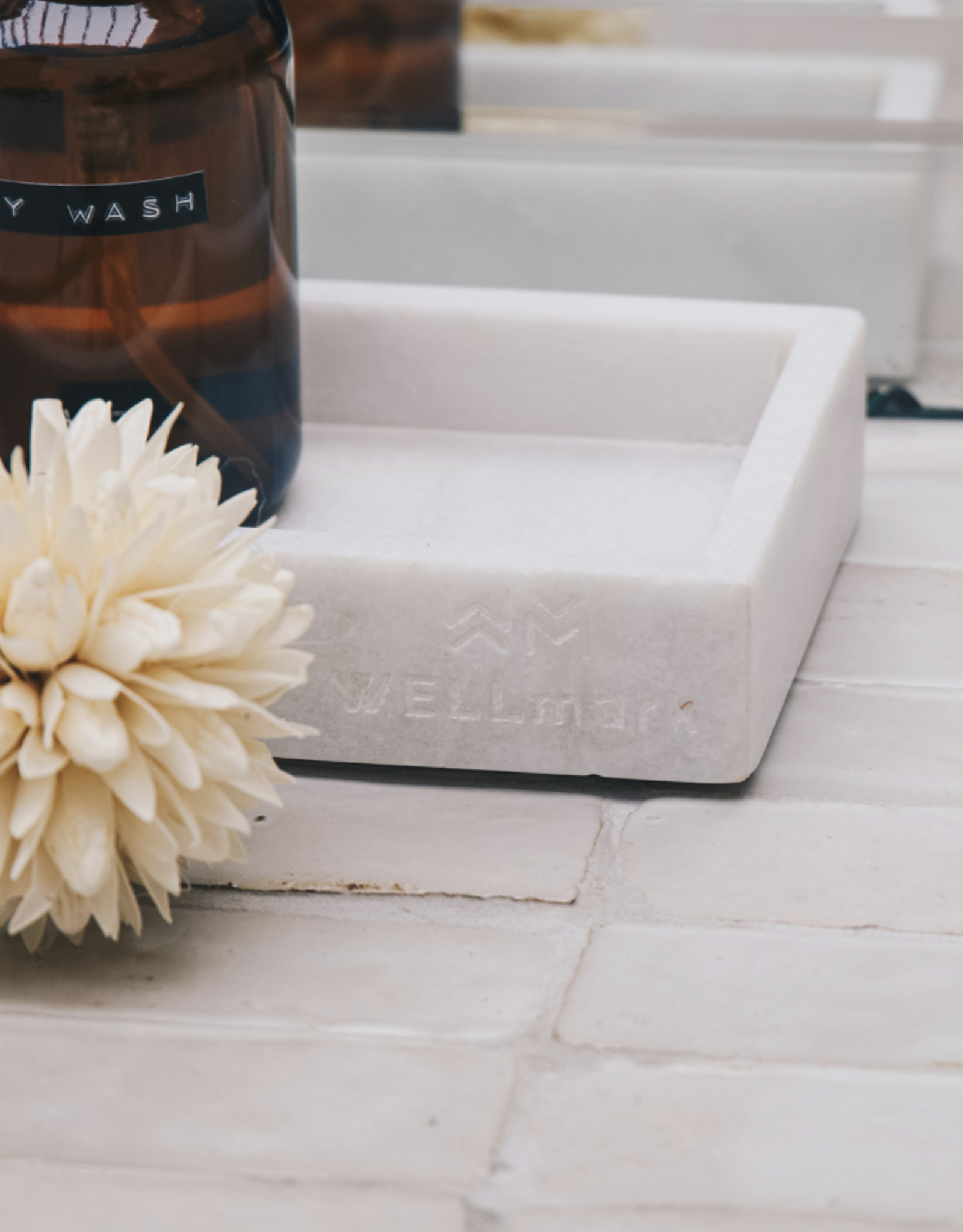 Wellmark Schaal - Marble white