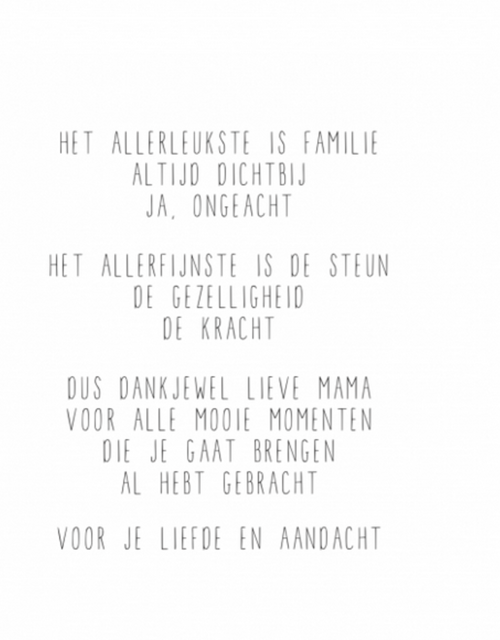 Gewoon Jip Gewoon Jip - Postkaart 'Het allerleukste is familie'