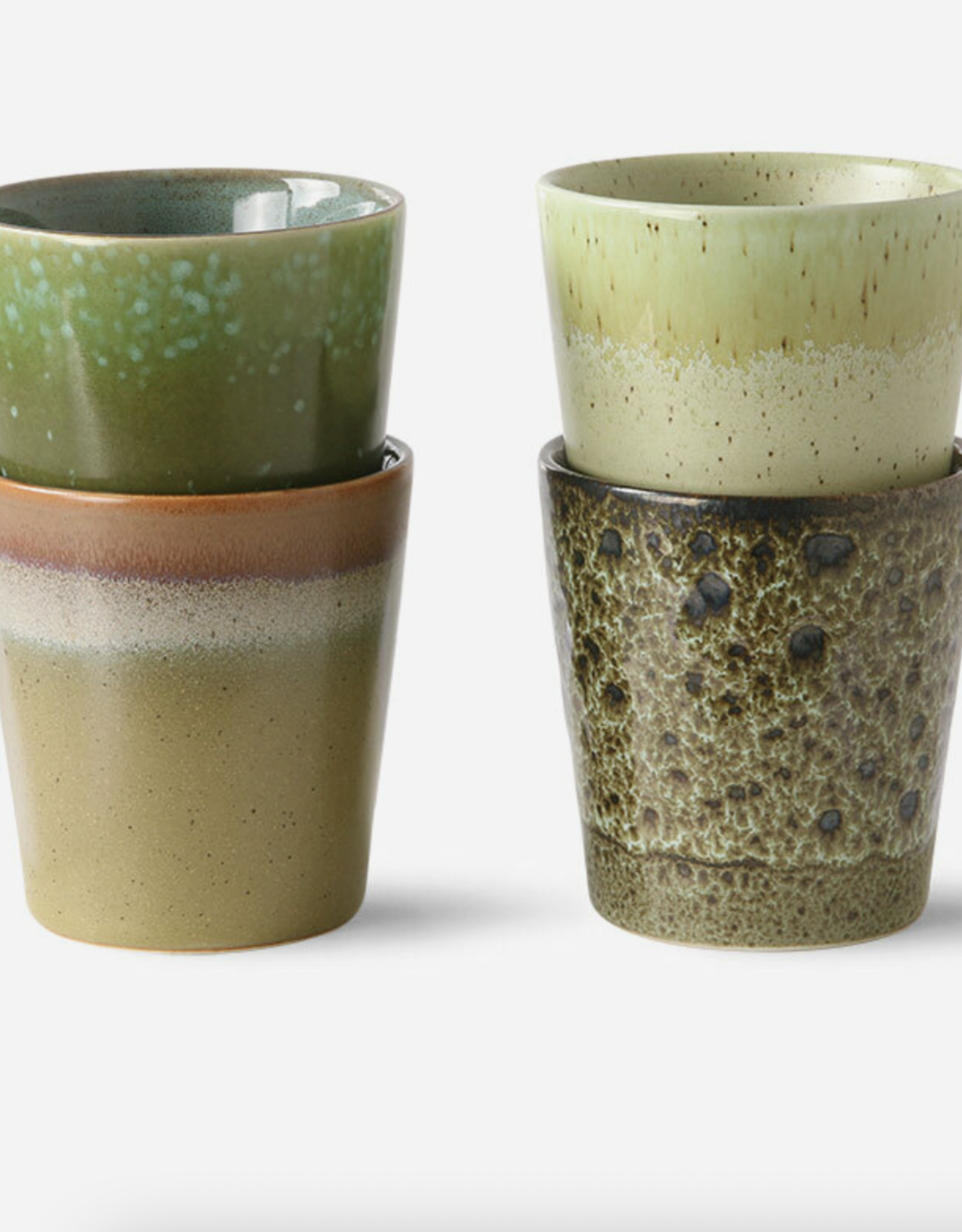 HK Living Hk Living - 70's ceramics - coffee mug - spring green