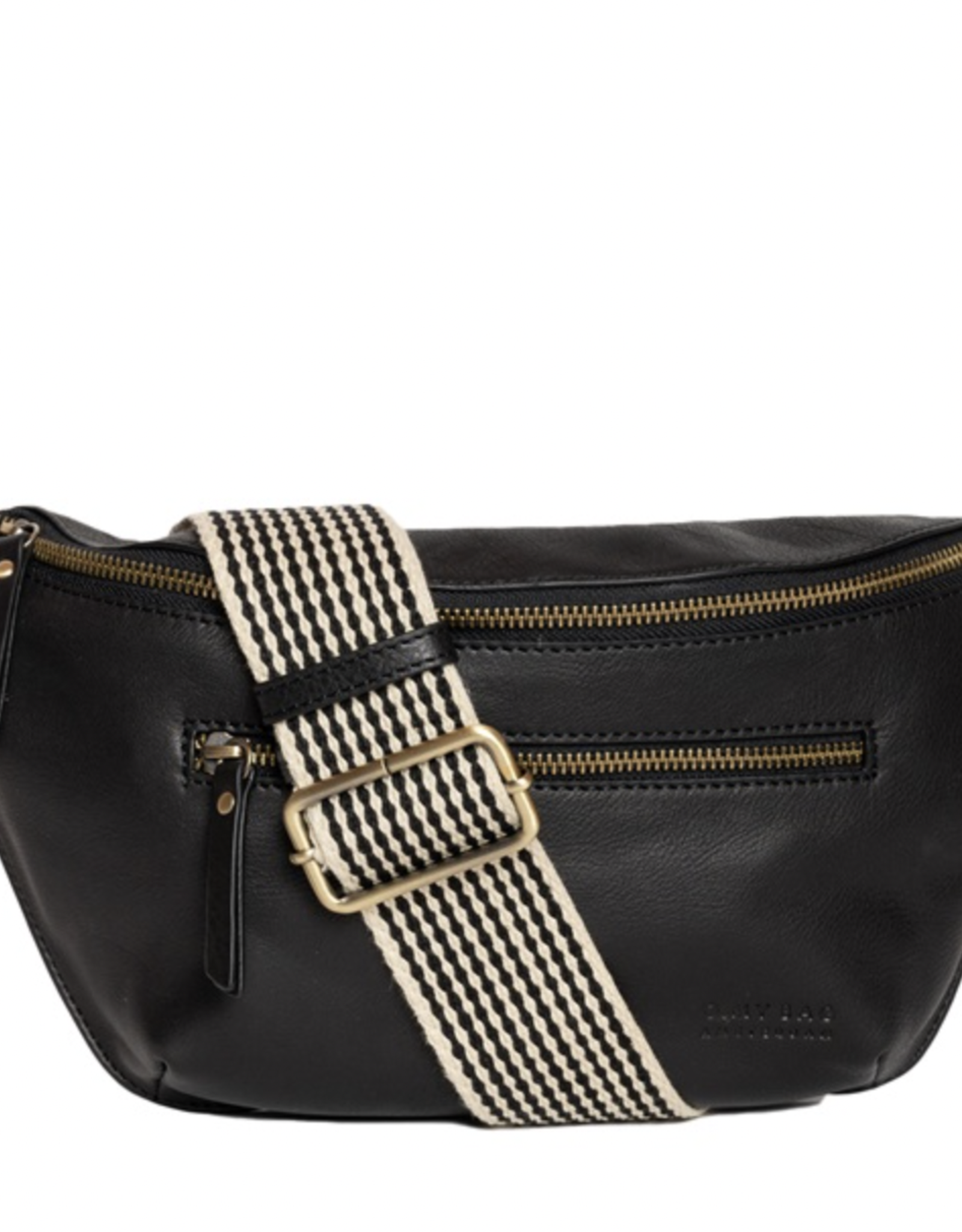 O My Bag Drew Bum bag - black soft grain leather