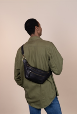 O My Bag Drew Bum bag - black soft grain leather