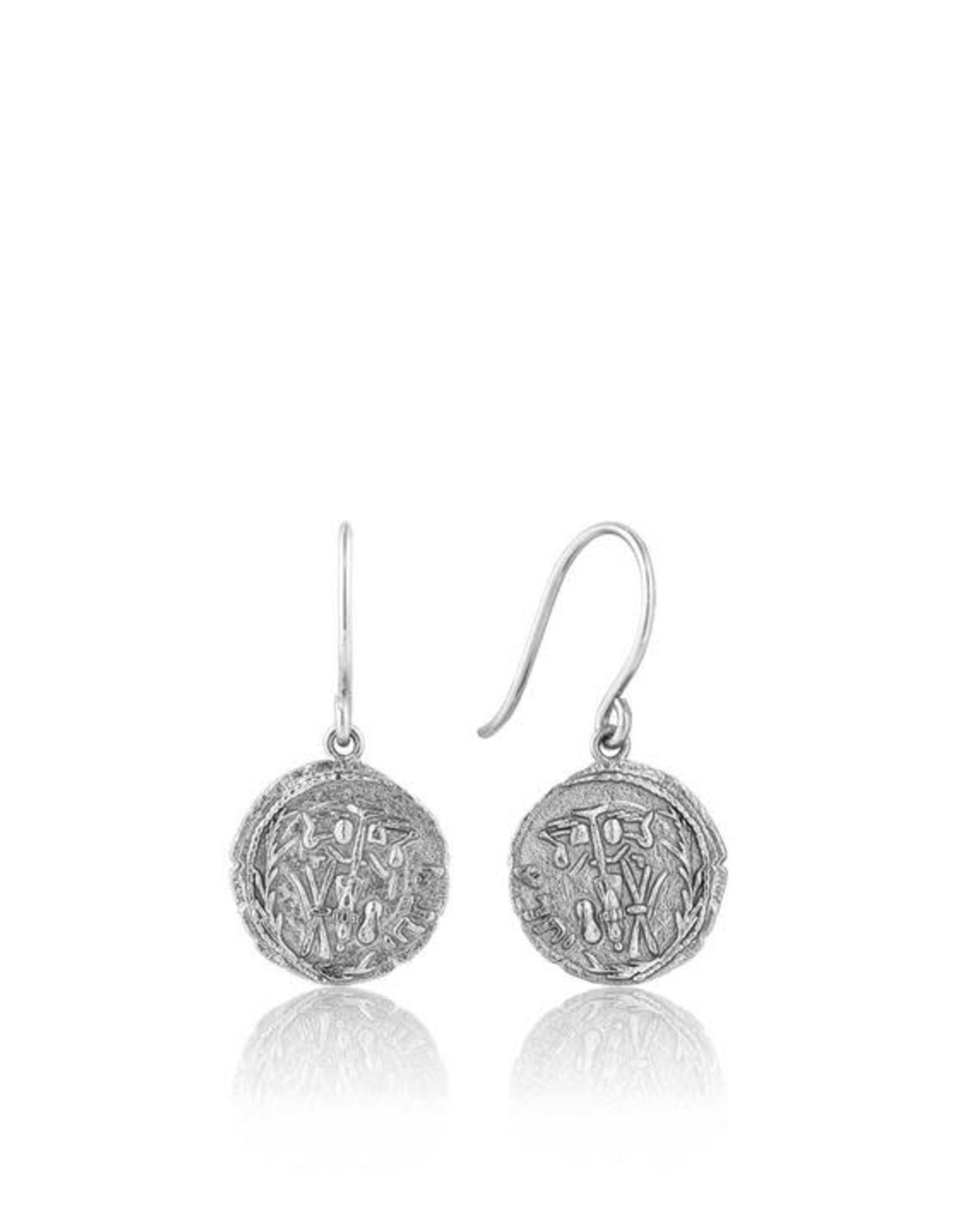 Ania Haie Oorbellen - Emblem hook - zilver