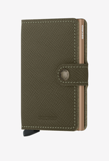 Secrid Miniwallet - Saffiano Olive