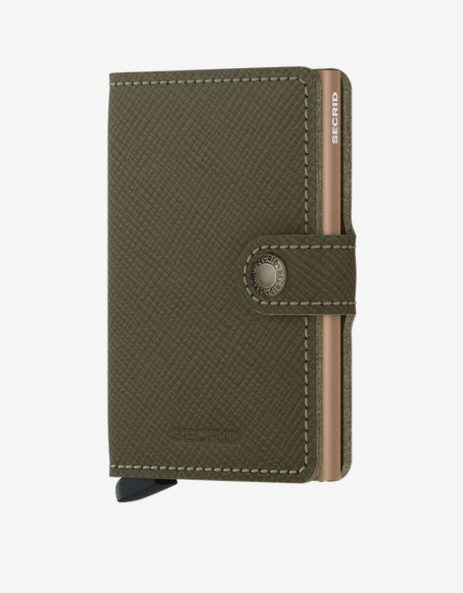 Secrid Miniwallet - Saffiano Olive