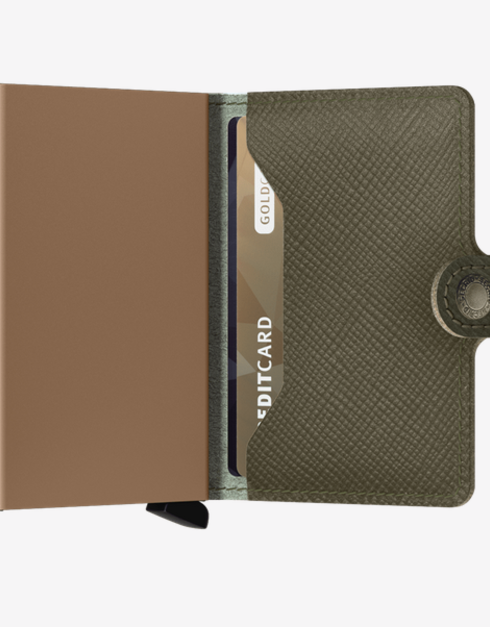 Secrid Miniwallet - Saffiano Olive