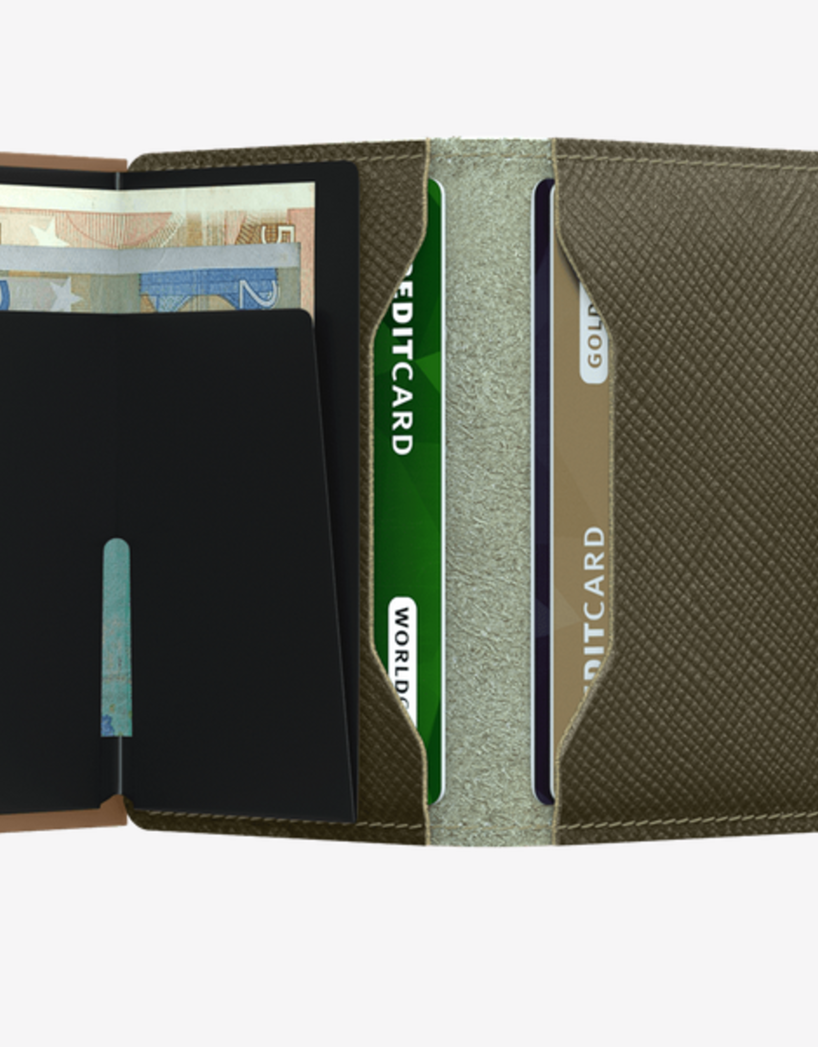 Secrid Secrid - Miniwallet - Saffiano Olive