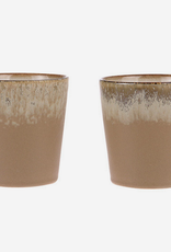 HKliving Koffiemok - 70's ceramics - Bark