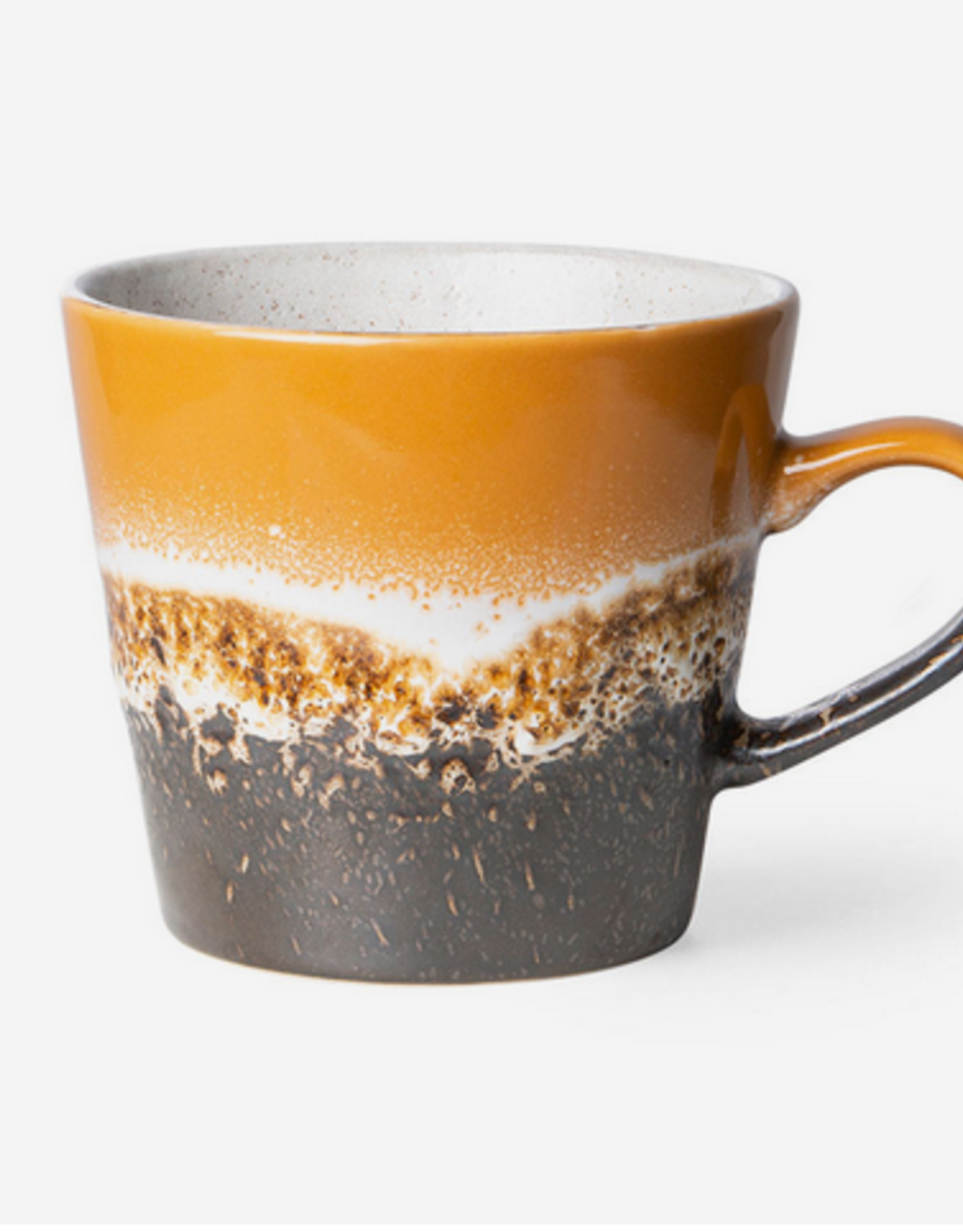 HK Living HK Living - 70s ceramics cappuccino mug - fire