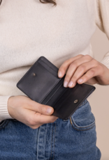 O My Bag Alex' fold over Wallet - black Classic leather