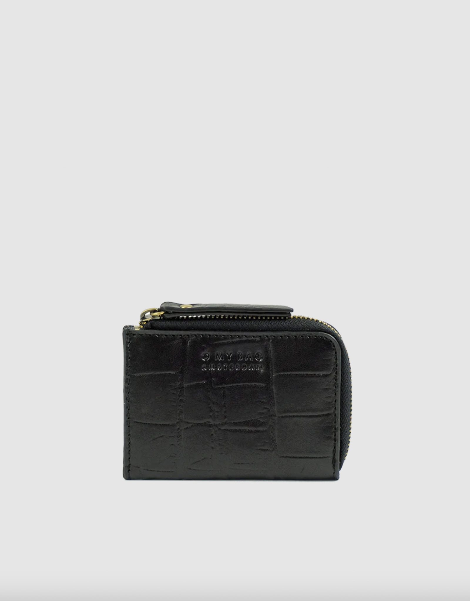 Coco Coin Purse - Black Classic Croco