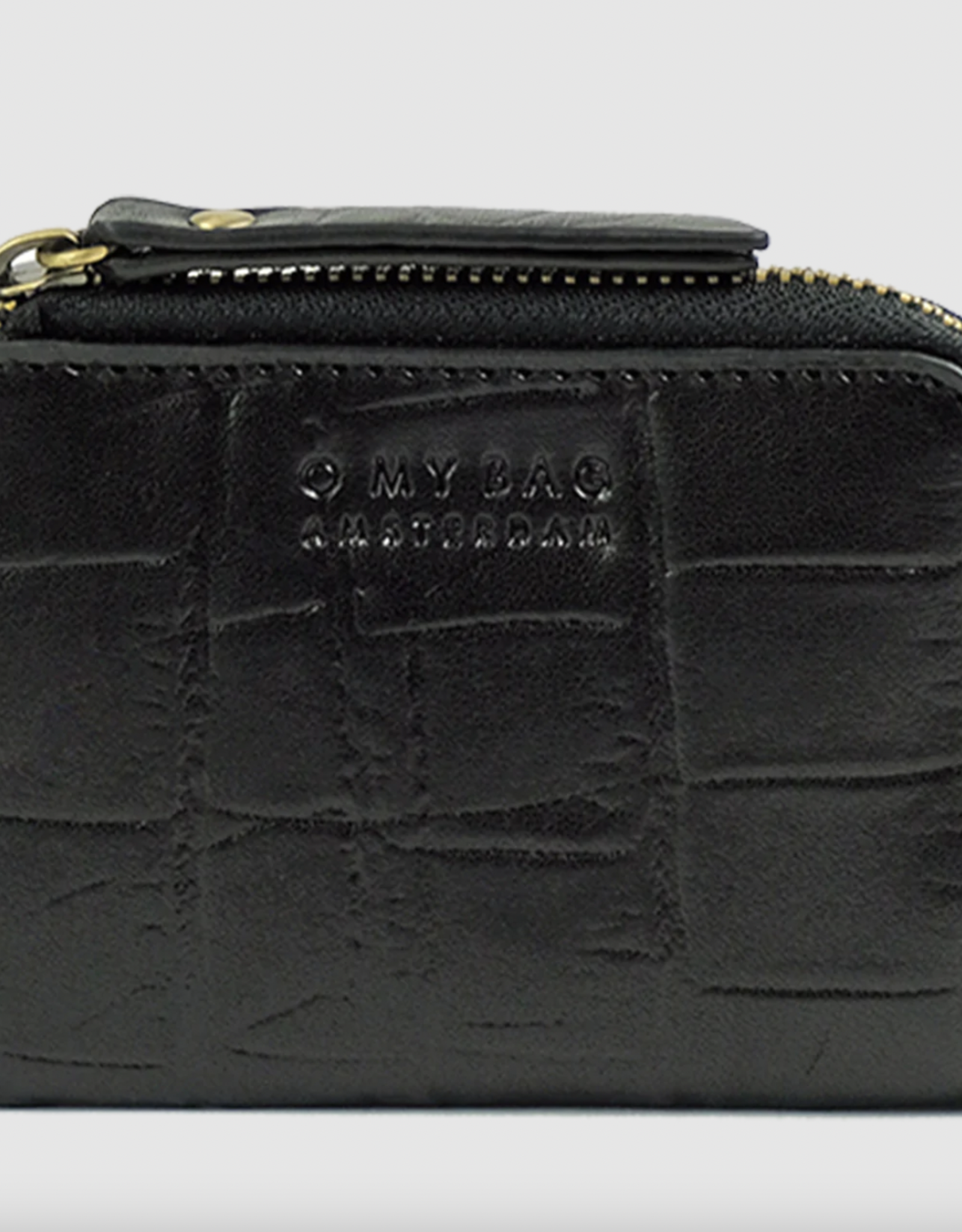 Coco Coin Purse - Black Classic Croco