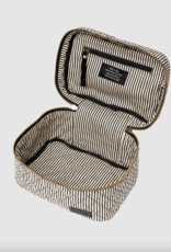 O My Bag Elise - Makeup bag cotton/black classic leather