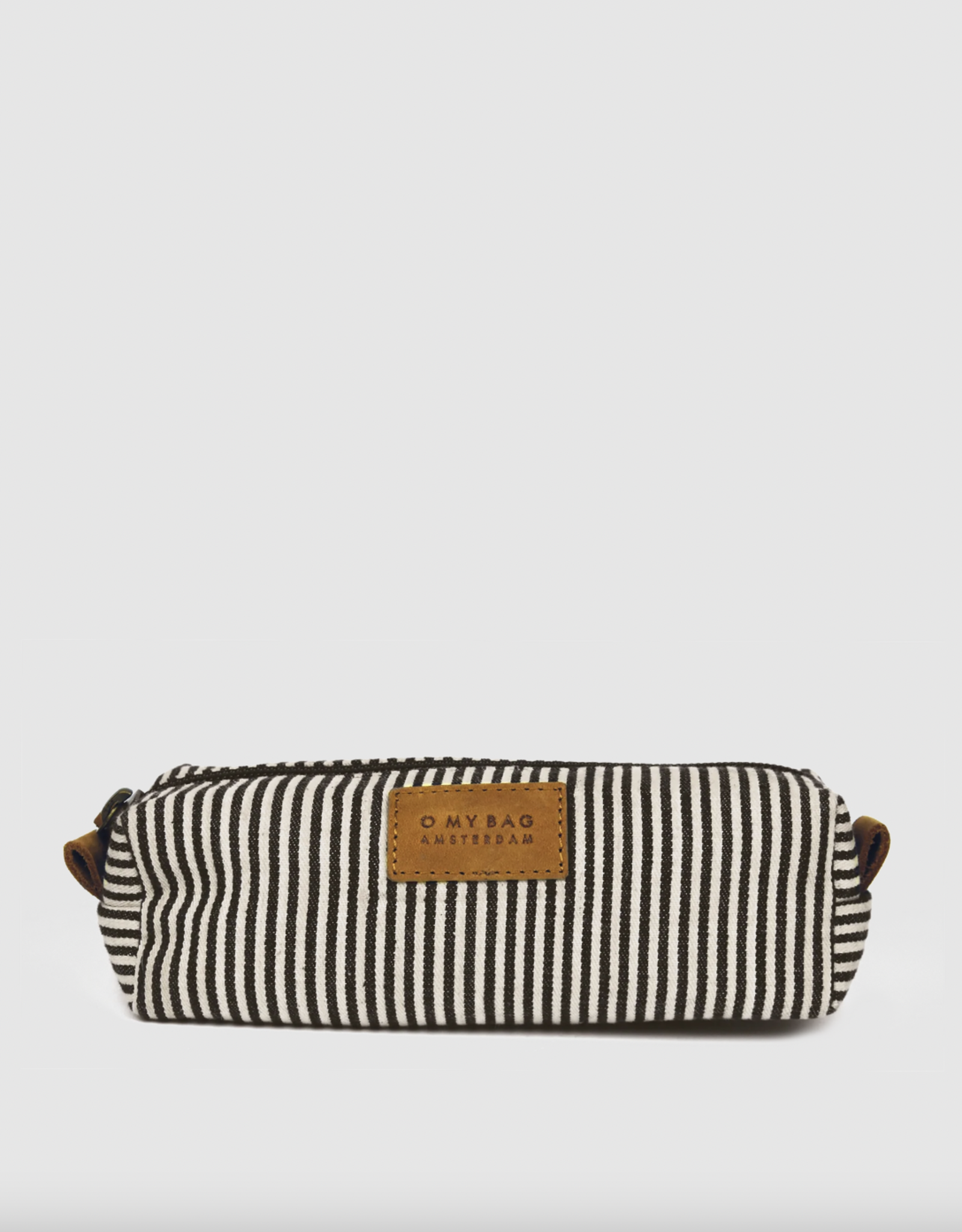 O My Bag Signature Pencil Case - cotton/camel hunter leather