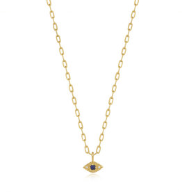 Ania Haie Ania Haie - Necklace Lapis Evil eye gold