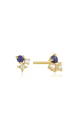 Ania Haie Ania Haie - Oorbellen - Lapis star stud gold