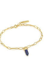 Ania Haie Ania Haie - Armband - Lapis Pendant gold