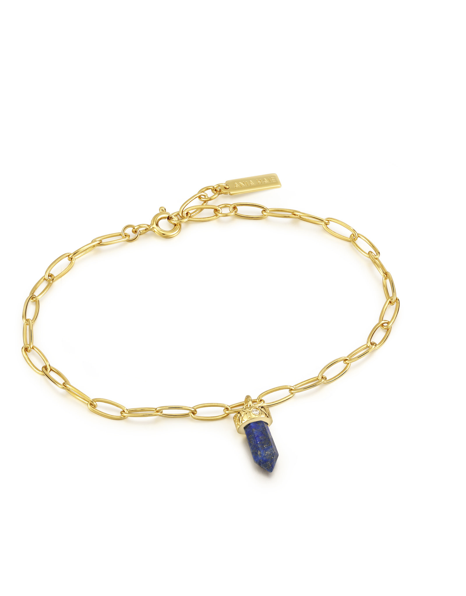 Ania Haie Ania Haie - Armband - Lapis Pendant gold