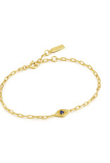 Ania Haie Armband - Lapis evil eye - goud