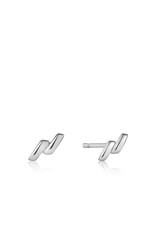 Ania Haie Ania Haie - Oorbellen - Smooth twist stud silver