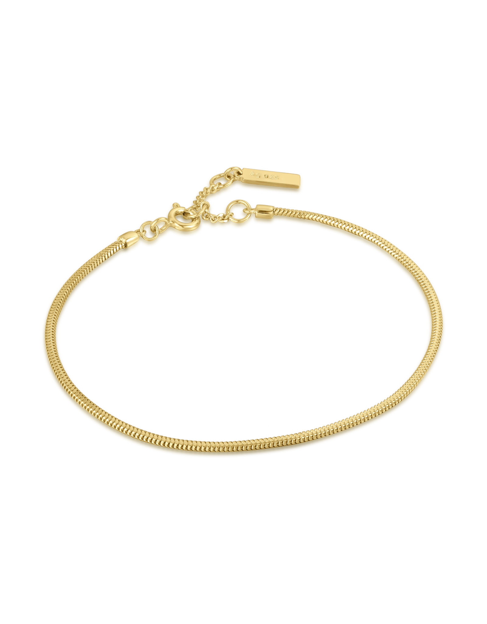 Ania Haie Armband - Snake chain - goud
