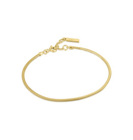 Ania Haie Armband - Snake chain - goud