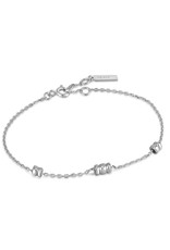 Ania Haie Armband - Smooth twist chain - zilver