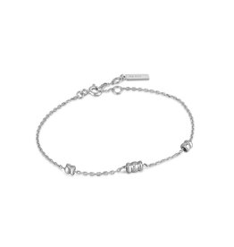 Ania Haie Armband - Smooth twist chain - zilver