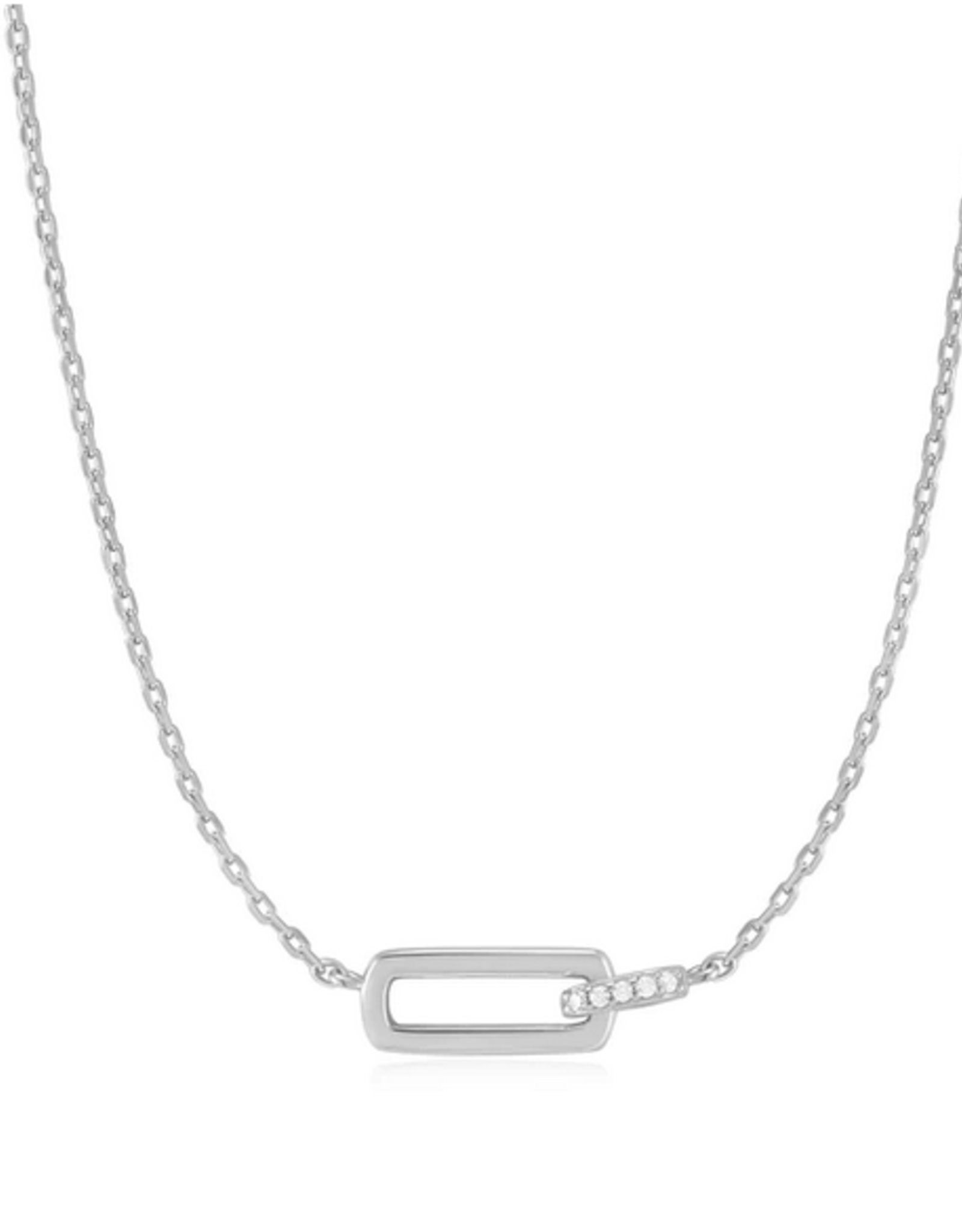 Ania Haie Ketting - Glam interlock - zilver