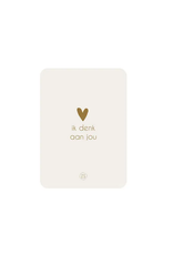 Zusss Kaart - Denk aan jou off white