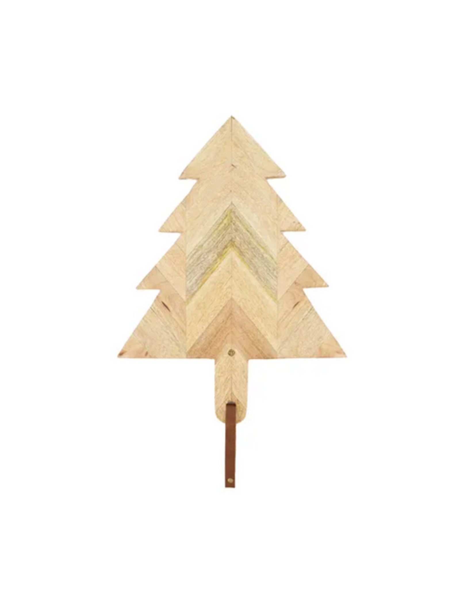 Zusss Houten serveerplank - kerstboom - 50x37cm