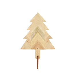 Zusss Houten serveerplank - kerstboom - 50x37cm