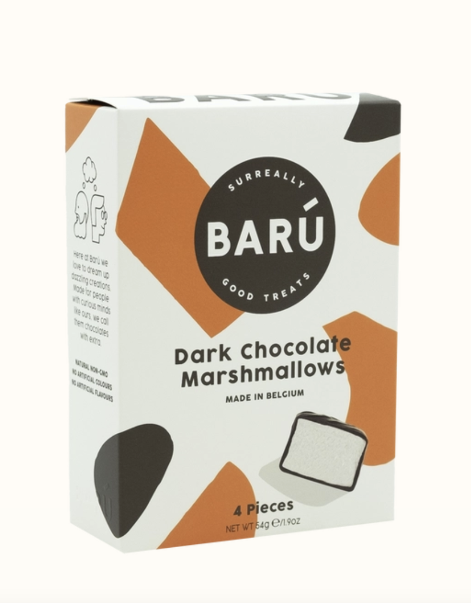Barú Barú - Marschmallows 54g donkere chocolade