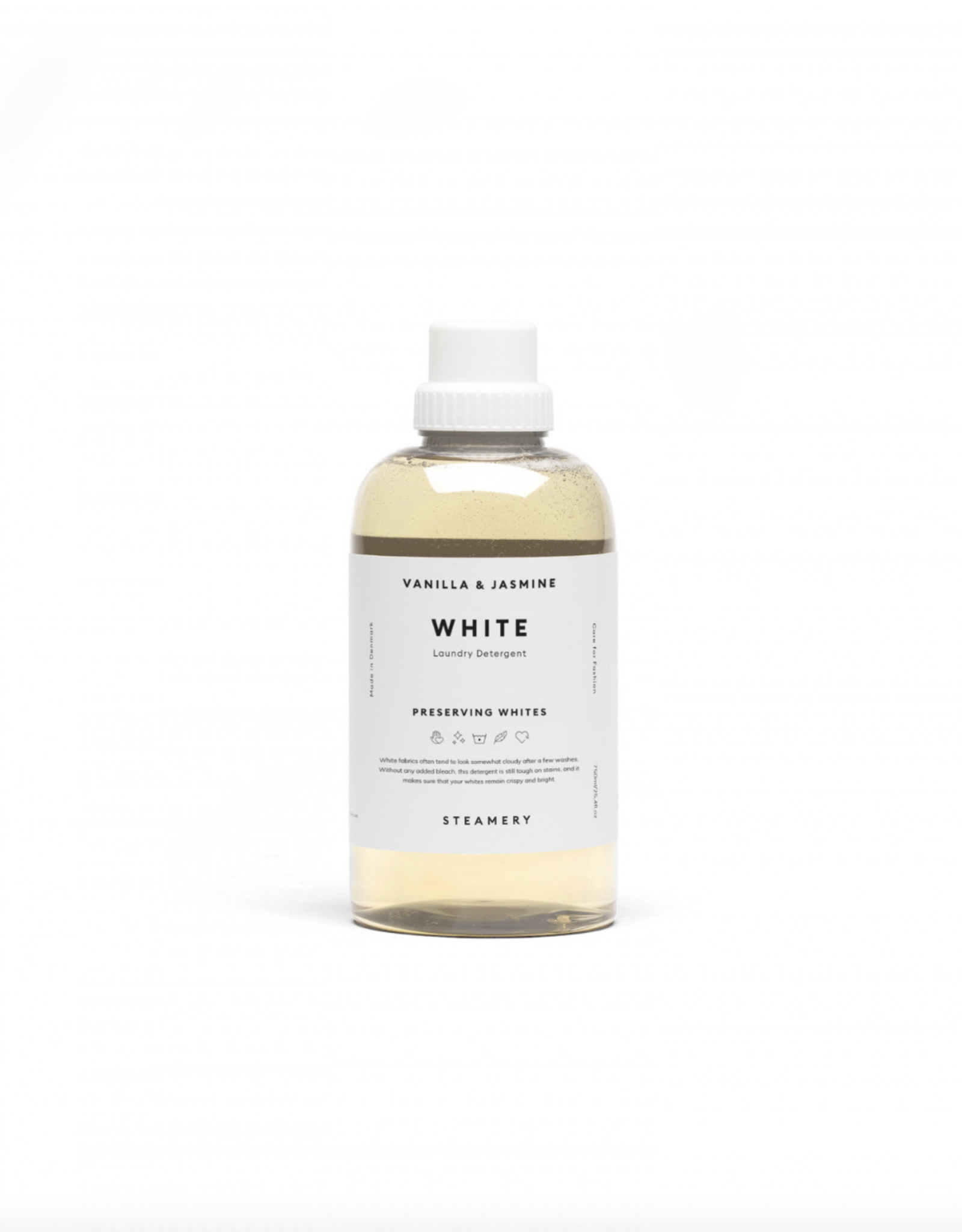 White laundry detergent