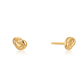 Ania Haie Ania Haie - Oorbellen - Gold knot Stud