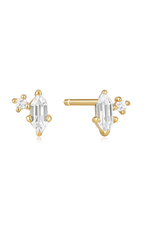 Ania Haie Oorbellen - Sparkle emblem stud - gold