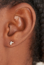 Ania Haie Oorbellen - Sparkle emblem stud - gold