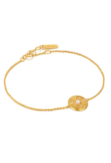 Ania Haie Armband - Scattered stars opal disc - goud